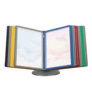 파일 파일꽂이 보드 가능 전시 회전 리프 수납 스탠드 자료꽂이 테이블