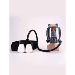 휴대용 송기마스크 먼지 공사 송풍식 방독면 보호