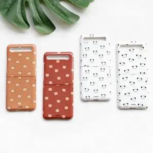 엠픽 미니멍냥 Z플립 케이스 유광 플립7