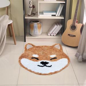 일상나눔 극세사 소프트 시바견 페이스 매트