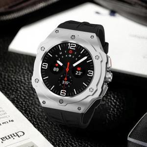 삼성 갤럭시 시계 7 울트라 47mm 스포츠 밴드 + 47MM Refit Mod 용 케이스 고급 탄소 섬유 수정 키트