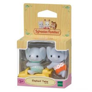Sylvanian Families 애니메이션 소녀 피규어 Calico 동물 가구 세트 ternurines 정통 코끼리 쌍둥이