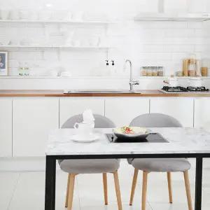 아트박스/텐스페이스 앙상블 LPM 인덕션 식탁 1200 (대리석/테라조/월넛) AB01