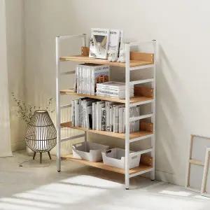 아트박스/가구느낌 댄책장 4단 800x350 철제 책꽂이 인테리어