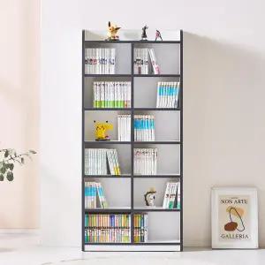 아트박스/플랜데코 포이드 6단 700 책장 다용도 틈새 수납장