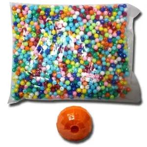 벌크레인보우원형8mm 슬라임재료 구슬꿰기 슬라임