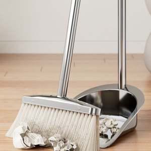 세트 쓰레받기 청소 빗자루 현관 미용실 스텐 카페