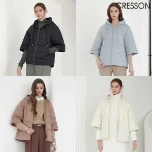 덕다운 후드 케이프 C243B801A  4컬러)