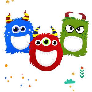 뚝딱 몬스터 도깨비 펠트 가면 만들기 교구 재료