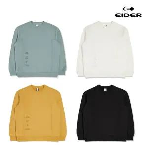 [아이더] (DMW22203) 남성 레코드 기모 맨투맨 티셔츠