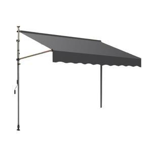 기둥식 차양막 수동 어닝 천막 비가림막 접이식 펜션