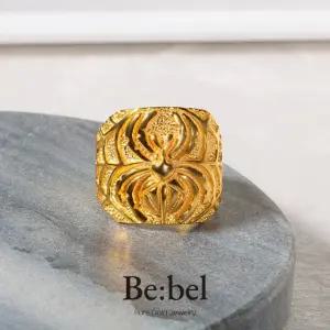 순금반지 18.75g(5돈 다섯돈) 24k 남자 디자인 거미 비벨