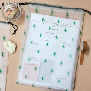 비닐파우치 더스트백 수영복 보조가방 여행용 의류정리 특대