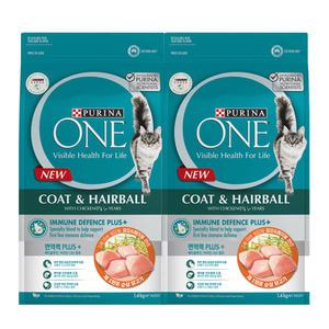 퓨리나 원 캣 성묘용 헤어볼 관리 1.4kg x 2개