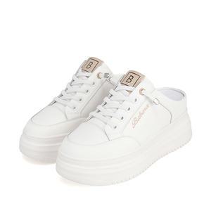 BABARA 소가죽 여성뮬스니커즈 3.5cm_BBG174