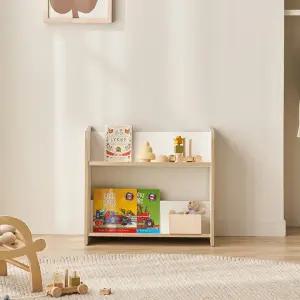 [단독첫행사판매]키디즈 600 2단 와이드 책장 E0등급 어린이 책꽂이