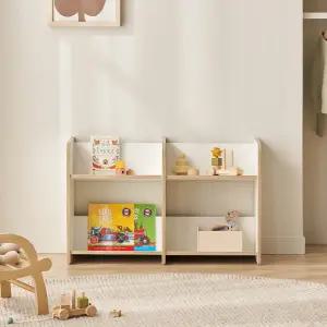 [단독첫행사판매]키디즈 850 2단 더블 책장 E0등급 어린이 책꽂이