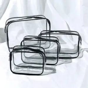 PVC 투명 파우치 여행용 화장품파우치 방수 세면백 세면백 방수파우치 수영복파우치