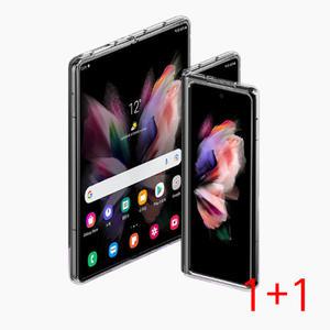 갤럭시 Z폴드7 변색없는 기본 투명 하드 케이스 2개