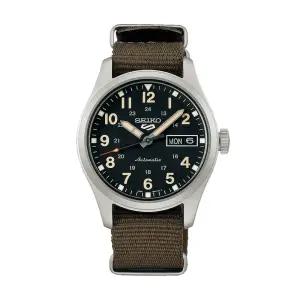 세이코 남성 남자 카키 브라운 오토매틱 나토시계 SRPJ85K1