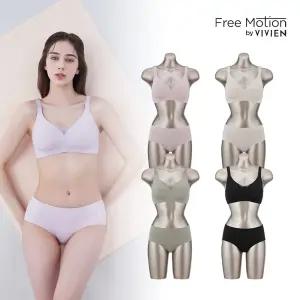 심리스 라인 노와이어 여성브라팬티 8종