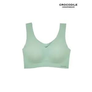 [하프클럽/크로커다일 이너웨어]인견 라이크라쉘론 V넥 감탄브라 그린 CDWBR3
