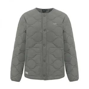 네파 여성 라운드 퀼팅 패딩 재킷 - 카키