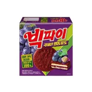 크라운 빅파이 국내산 영동포도 324g x 4개