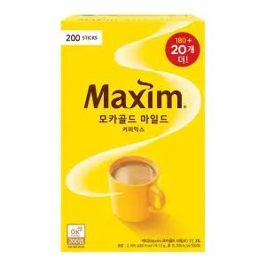 맥심 모카골드 마일드 180T+20T