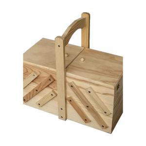 화이트 보관함 우드 손잡이 접이식 수납 칸막이 트레이