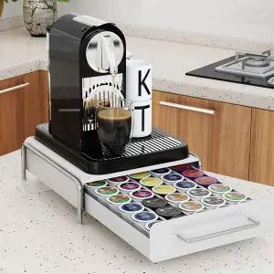 GDM PVVFKVZR 화이트 캡슐 커피 보관함 박스 정리함