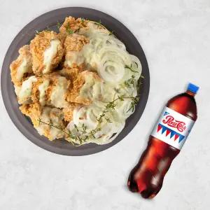 네네치킨 치즈스노윙반쇼킹핫반+콜라(1.25L)+감자