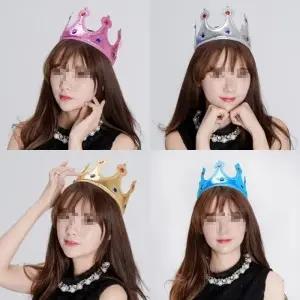 (스펀지왕관) 생일머리띠 축하 파티 할로윈 공주 왕자