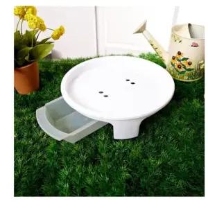 화분받침 물받침 물받이받침 원형화분받침 1호 화분진열받침 플라스틱화분받침대 화분대