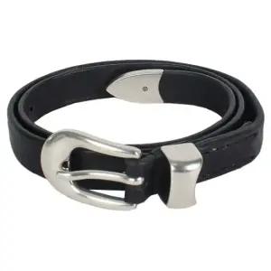 25FW 남성 2CM 레더 벨트 블랙