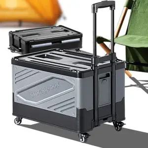 폴딩박스 캠핑카트 수레 캐리어 오픈형 손수레 구르마