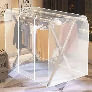 빨래건조대 커버 장마철 야외 제습용 접이식 이불