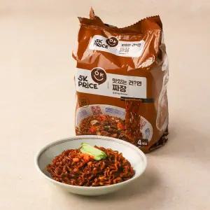 5K프라이스 맛있는건면 짜장 97.1g*4개