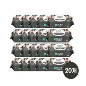 모나리자 내추럴플러스 물티슈 100매 20개