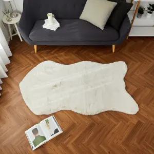 도톰하고 부드러운 소프트퍼 러그 100X180 아이보리