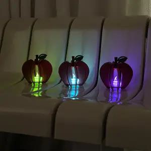 아이스크림몰 애플데이 사과 조명등 만들기 친구 사랑 DIY 키트 무선 무드등 취침등 만들기 재료