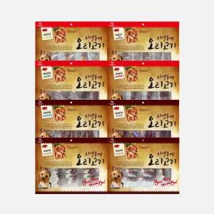 펫더맨 리얼훈제 강아지대용량간식 강아지오리간식 사사미 육포 300g