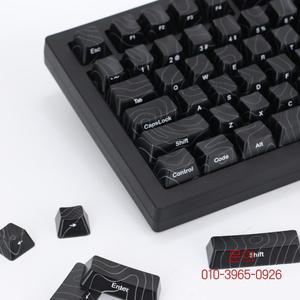 ZORNHER ZH870 기계식 키보드 게임용 Bluetooth 2.4G 트라이 모드 맞춤형 사무실 Topo 지형 키캡 별이 빛나