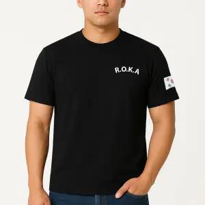 ROKA 로카티 코리아아미 반팔 티셔츠 쿨매쉬 군인 학생