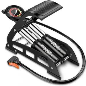 타이어 공기주입기 풋펌프 전동 고압 에어펌프 팽창기 수동