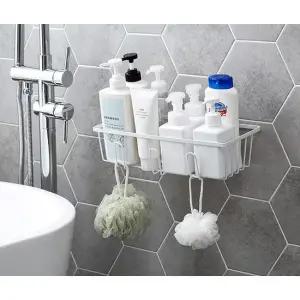 이시아르 부착식 주방 화장실 벽 후크선반 GJK-32 무타공 냉장고선반 냉장고정리트레이