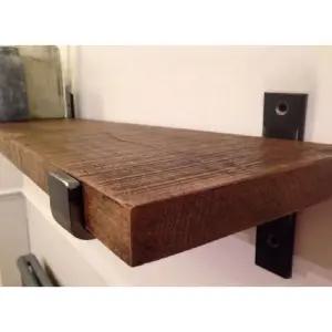 원목 나무 벽걸이 주방 거실 수납선반 빈티지 벽