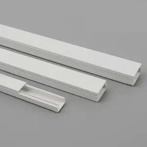 WRI 사각 배선 자재 케이블 랜선 쫄대 전선 폴대 1P 1M 전기줄 쫄데 코드 정리 졸대 전기선 몰딩