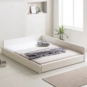 [인홈] 라온 슬림형 저상형침대 Q +7존포켓매트 포함