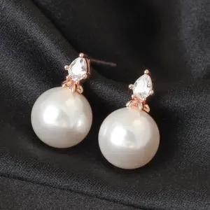 [오노마] ONM 14K 골드필드 핀 큐빅 진주 포인트 혼주 결혼